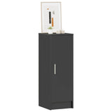Shoe Cabinet High Gloss Grey 32x35x92 cm Engineered Wood - Extra Image