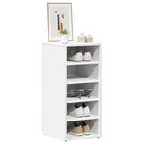 Shoe Cabinet White 31.5x35x70 cm Engineered Wood