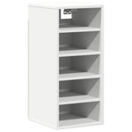 Shoe Cabinets 2 pcs White 31.5x35x70 cm Engineered Wood