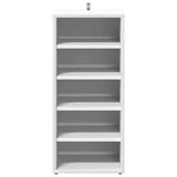 Shoe Cabinets 2 pcs White 31.5x35x70 cm Engineered Wood - 45-Degree Angle