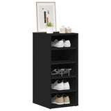 Shoe Cabinets 2 pcs Black 31.5x35x70 cm Engineered Wood - Extra Image