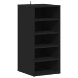Shoe Cabinets 2 pcs Black 31.5x35x70 cm Engineered Wood
