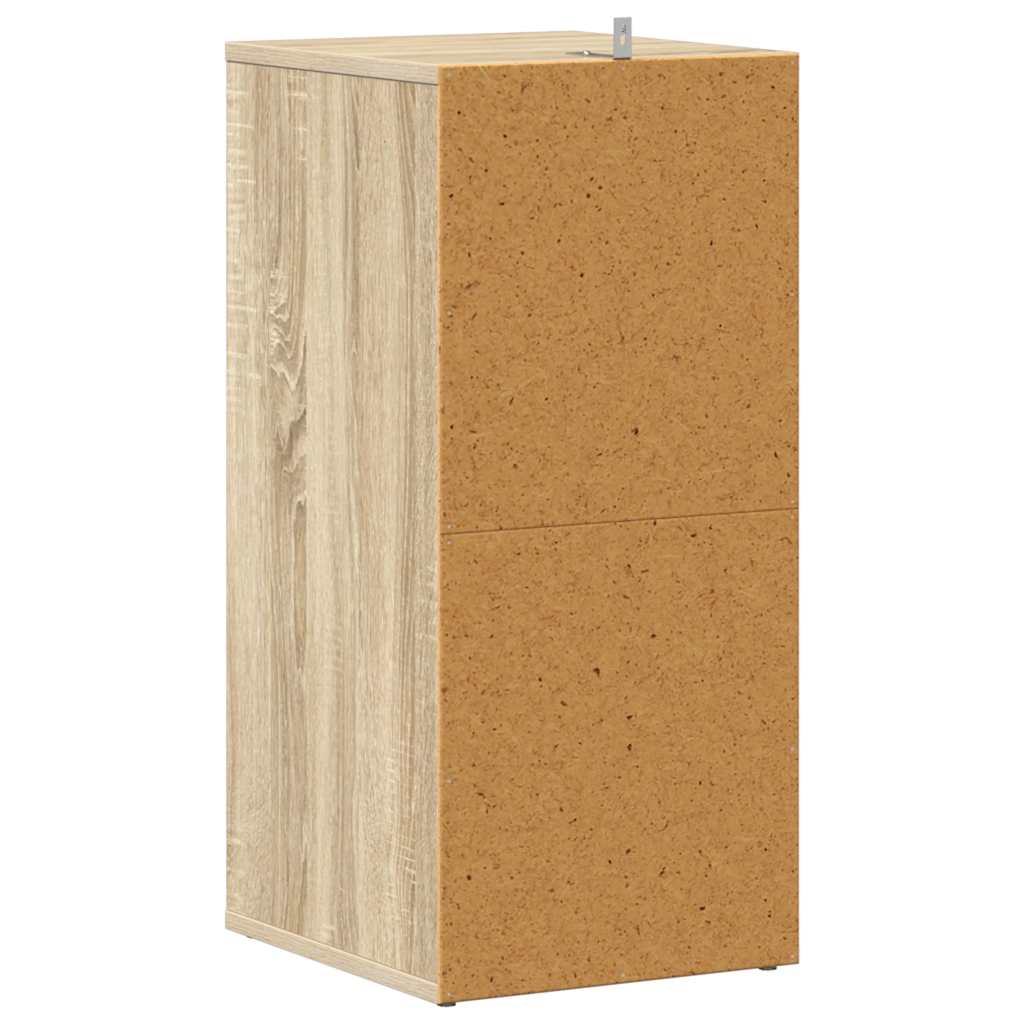Shoe Cabinet Sonoma Oak 31.5x35x70 cm Engineered Wood