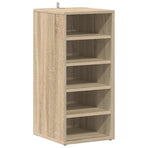 Shoe Cabinets 2 pcs Sonoma Oak 31.5x35x70 cm Engineered Wood
