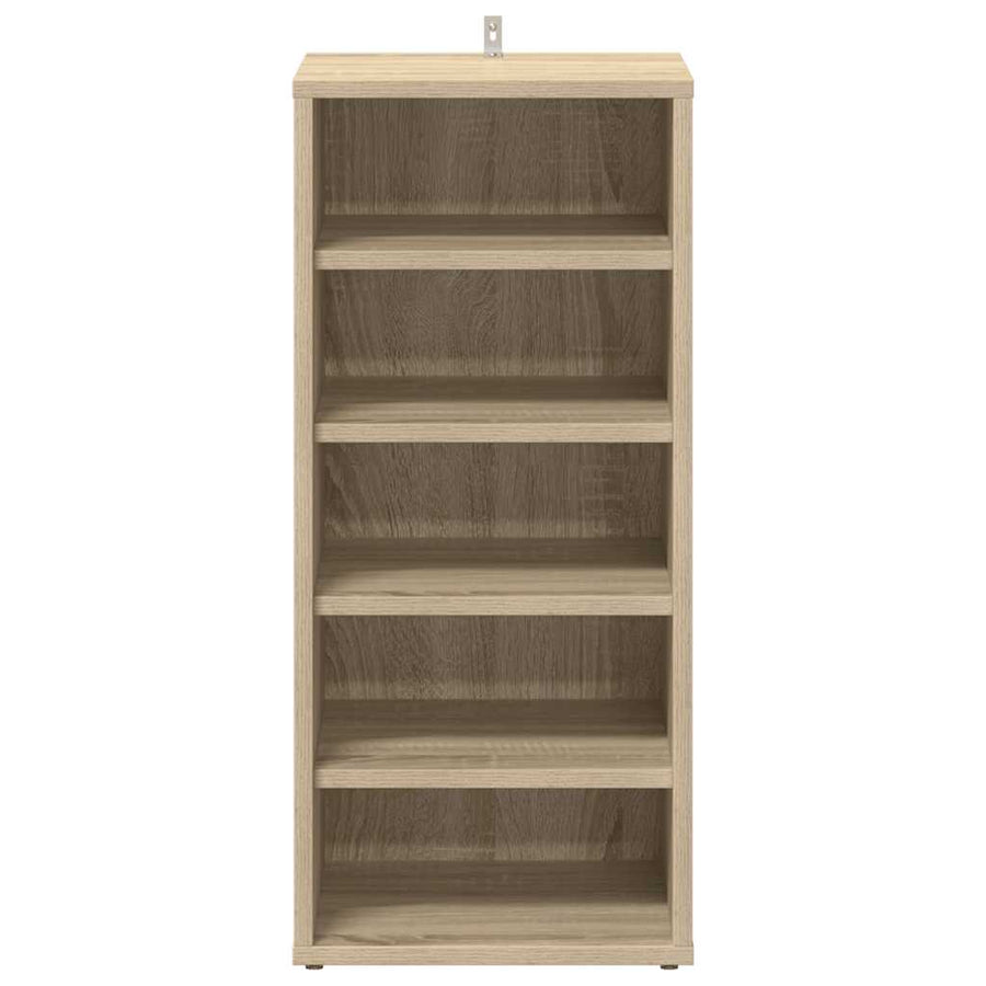 Shoe Cabinets 2 pcs Sonoma Oak 31.5x35x70 cm Engineered Wood