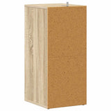 Shoe Cabinets 2 pcs Sonoma Oak 31.5x35x70 cm Engineered Wood