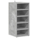 Shoe Cabinet Concrete Grey 31.5x35x70 cm Engineered Wood