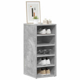 Shoe Cabinet Concrete Grey 31.5x35x70 cm Engineered Wood