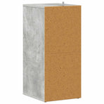 Shoe Cabinet Concrete Grey 31.5x35x70 cm Engineered Wood