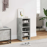 Shoe Cabinet Concrete Grey 31.5x35x70 cm Engineered Wood