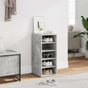 Shoe Cabinet Concrete Grey 31.5x35x70 cm Engineered Wood