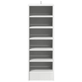Shoe Cabinet White 31.5x35x90 cm Engineered Wood