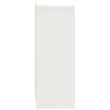 Shoe Cabinet White 31.5x35x90 cm Engineered Wood - 45-Degree Angle