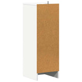 Shoe Cabinet White 31.5x35x90 cm Engineered Wood - Rear View