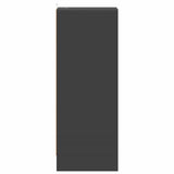 Shoe Cabinet Grey 31.5x35x90 cm Engineered Wood - 45-Degree Angle