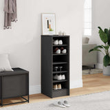 Shoe Cabinet Grey 31.5x35x90 cm Engineered Wood