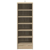 Shoe Cabinet Sonoma Oak 31.5x35x90 cm Engineered Wood