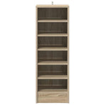 Shoe Cabinet Sonoma Oak 31.5x35x90 cm Engineered Wood