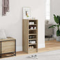 Shoe Cabinet Sonoma Oak 31.5x35x90 cm Engineered Wood