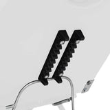 Beauty Treatment Chair Faux Leather White 180x62x78 cm