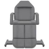Beauty Treatment Chair Faux Leather Grey 180x62x78 cm