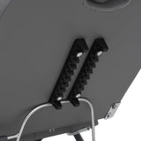 Beauty Treatment Chair Faux Leather Grey 180x62x78 cm