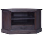 Corner TV Cabinet Light Black 80x40x49 cm Solid Wood Mahogany