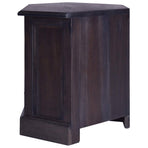 Corner TV Cabinet Light Black 80x40x49 cm Solid Wood Mahogany