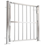 Garden Gate 100x95 cm Stainless Steel