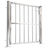 Garden Gate 100x95 cm Stainless Steel - Front View