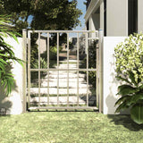 Garden Gate 100x95 cm Stainless Steel