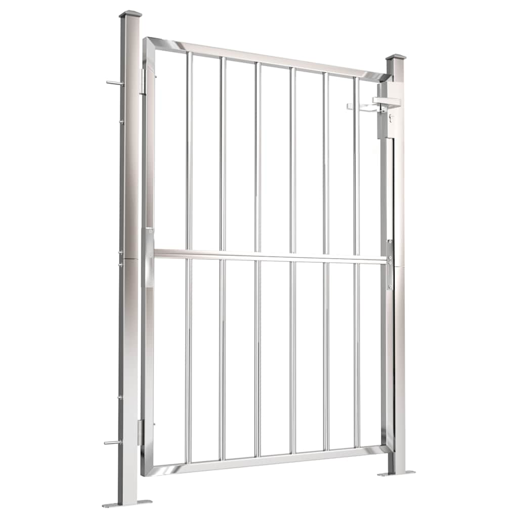 Garden Gate 100x120 cm Stainless Steel