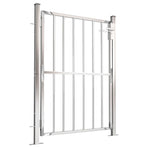 Garden Gate 100x120 cm Stainless Steel