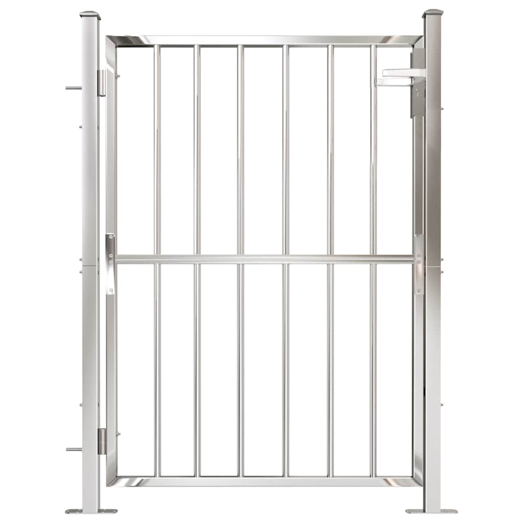 Garden Gate 100x120 cm Stainless Steel