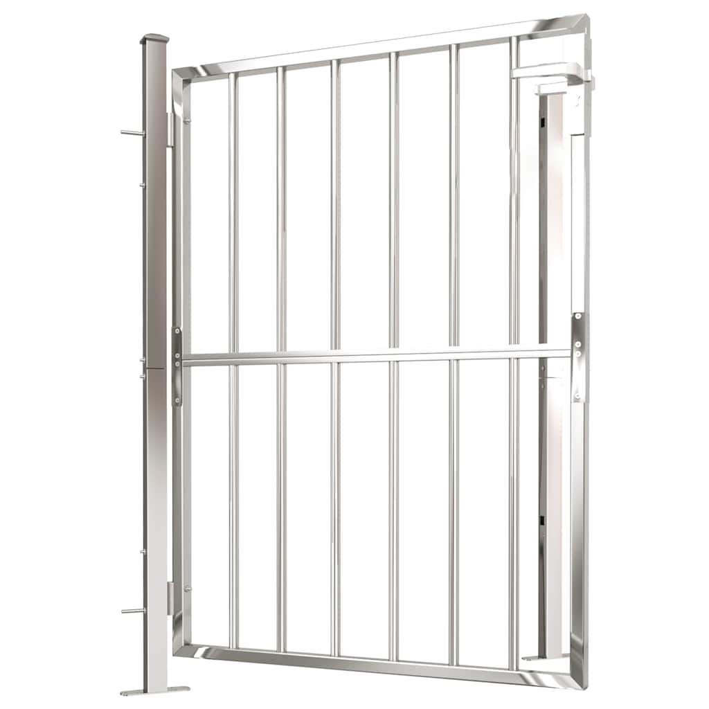 Garden Gate 100x120 cm Stainless Steel