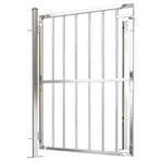 Garden Gate 100x120 cm Stainless Steel