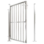 Garden Gate 100x120 cm Stainless Steel