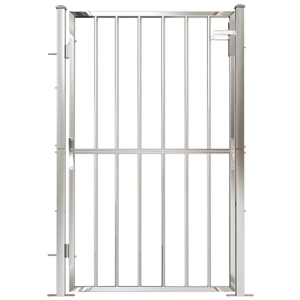 Garden Gate 100x145 cm Stainless Steel