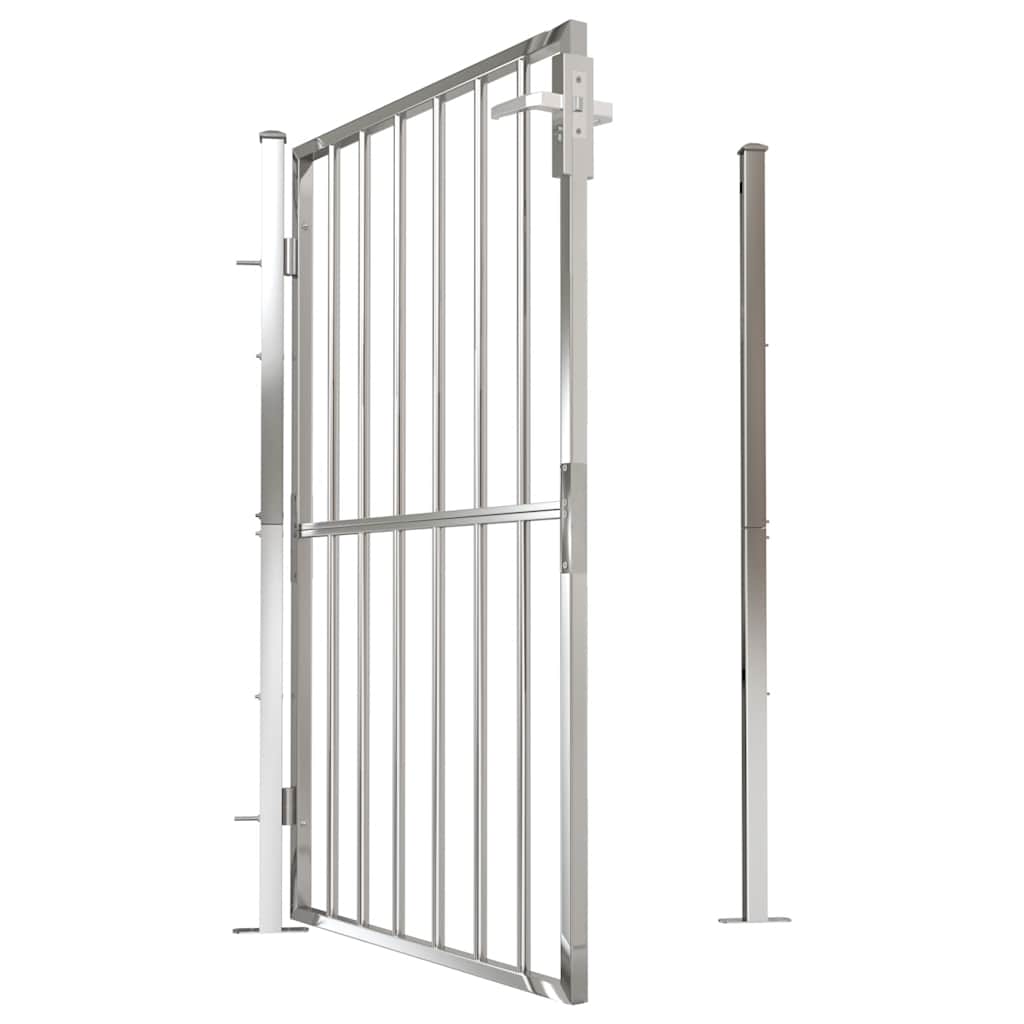 Garden Gate 100x145 cm Stainless Steel