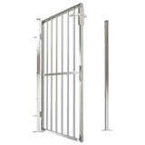Garden Gate 100x145 cm Stainless Steel - 45-Degree Angle