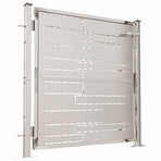 Garden Gate 100x100 cm Stainless Steel