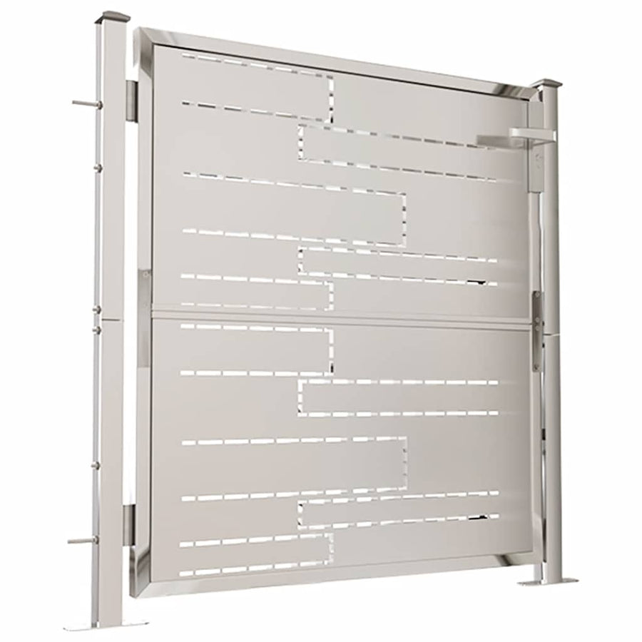 Garden Gate 100x100 cm Stainless Steel