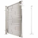 Garden Gate 100x100 cm Stainless Steel