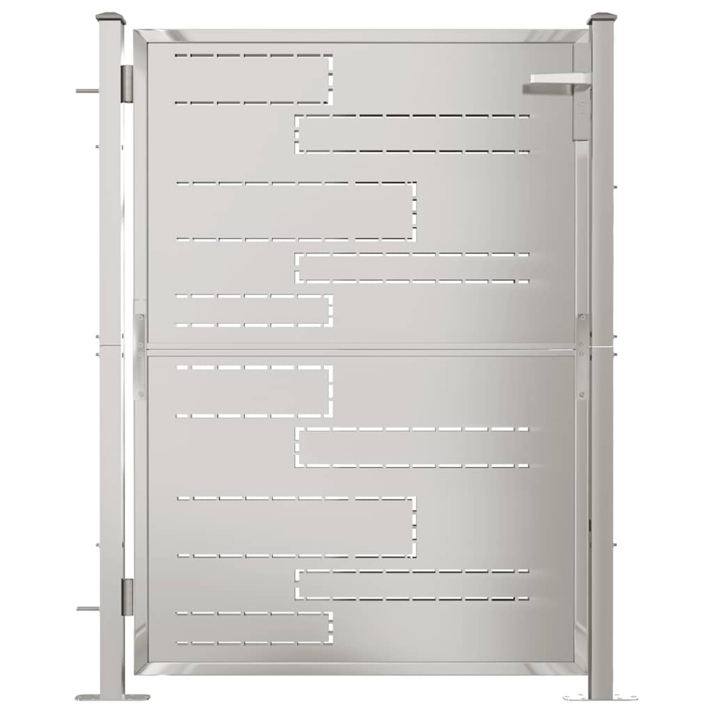 Garden Gate 100x120 cm Stainless Steel
