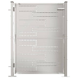 Garden Gate 100x120 cm Stainless Steel