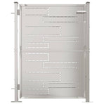 Garden Gate 100x120 cm Stainless Steel