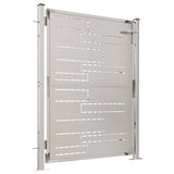 Garden Gate 100x120 cm Stainless Steel