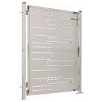 Garden Gate 100x120 cm Stainless Steel
