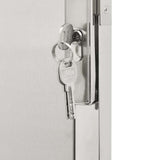 Garden Gate 100x120 cm Stainless Steel