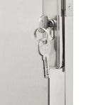 Garden Gate 100x120 cm Stainless Steel